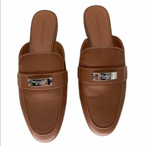 NEW COACH SADDLE MULES 7.5US No Box